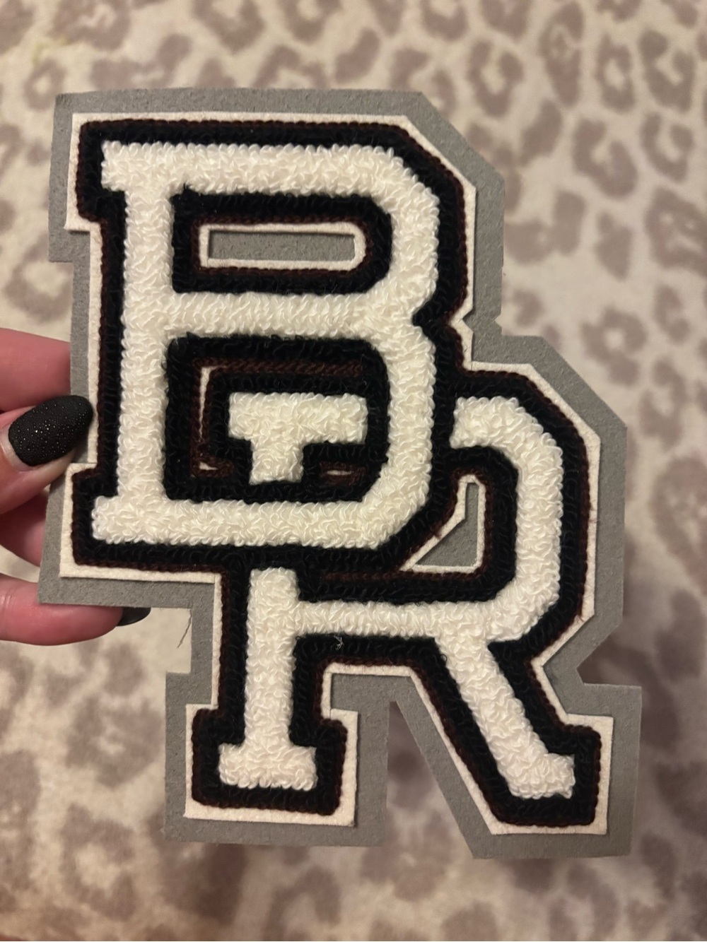 Large Varsity style patch - Picture 2 of 3